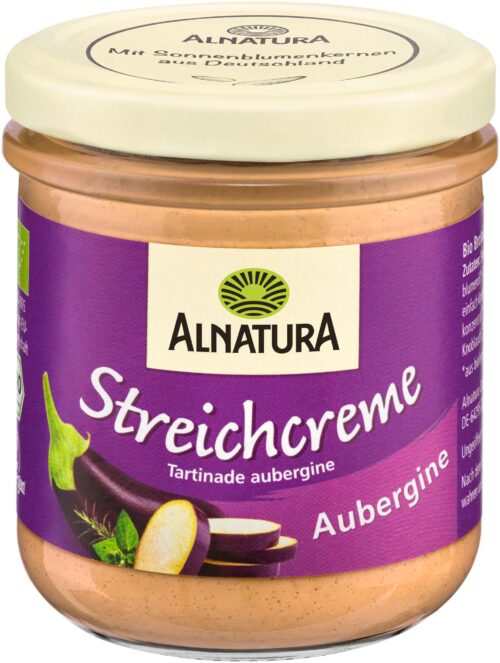 Alnatura Bio Streichcreme Aubergine 180g