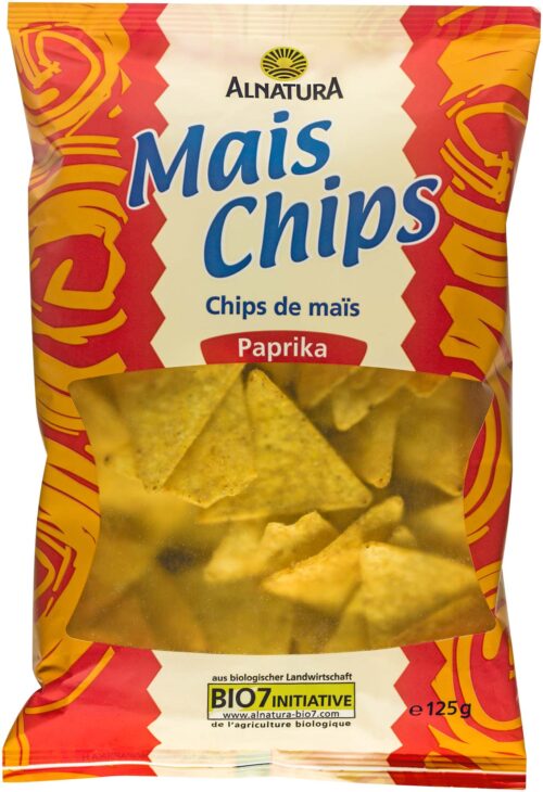 Alnatura Bio Mais Chips Paprika 125g