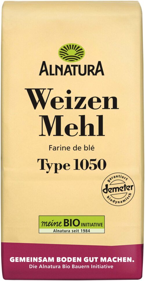 Alnatura Bio Demeter Weizenmehl Type 1050 1kg