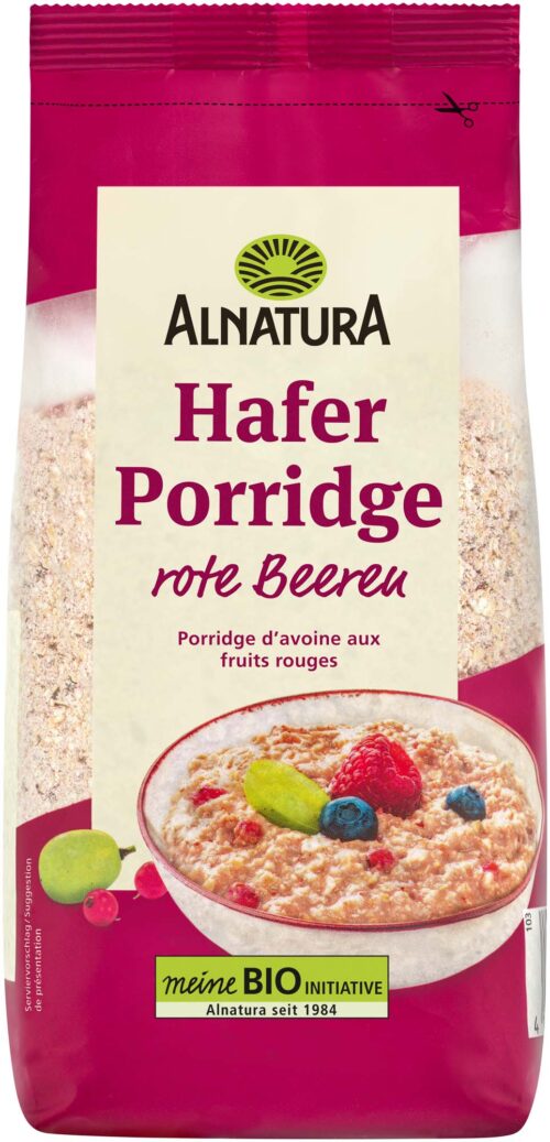 Alnatura Bio Hafer Porridge Beeren 500g