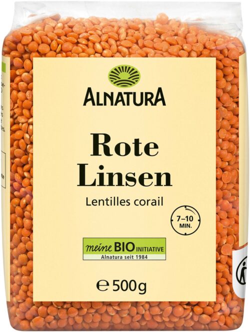 Alnatura Bio Rote Linsen 500g