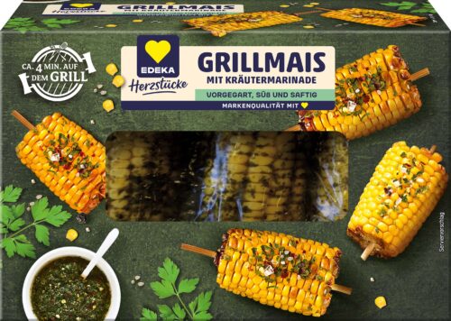 EDEKA Herzstücke Grillmais mit Kräuter-Marinade 400g