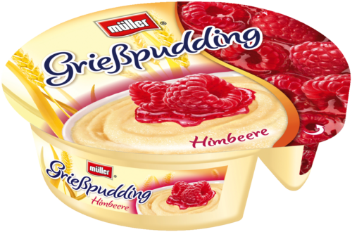 müller Griesspudding Himbeere 160g