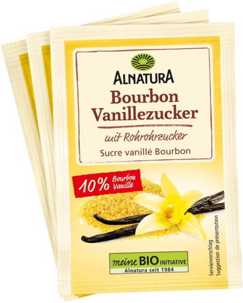 Alnatura Bio Bourbon Vanillezucker 3x8g