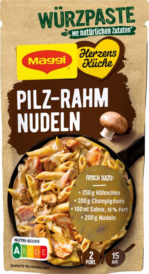 42394631 Maggi Herzensküche Pilz Rahm Nudeln 65g