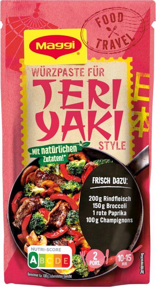 42394839 Maggi Food Travel Würzpaste für Teriyaki Style 65g