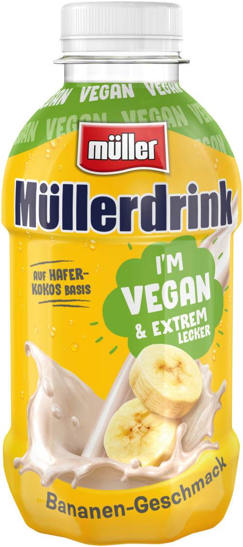 müller Müllerdrink Vegan mit Bananen-Geschmack 400ml