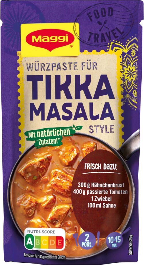 42421009 Maggi Food Travel Tikka Masala Style 65g