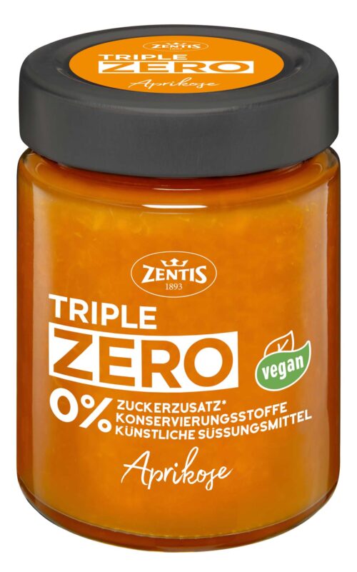 Zentis Triple Zero Aprikose 185g