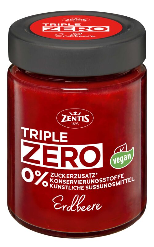 Zentis Triple Zero Erdbeere 185g
