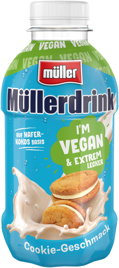müller Müllerdrink Vegan mit Cookies-Geschmack 400ml