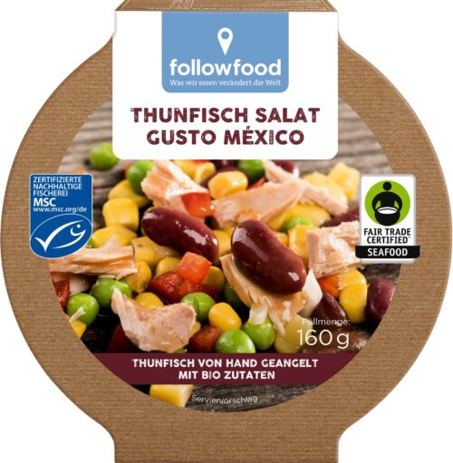 Followfood Thunfisch Salat Gusto Mexico 160g