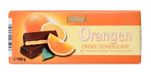 Böhme Orangen Creme Schokolade 100g