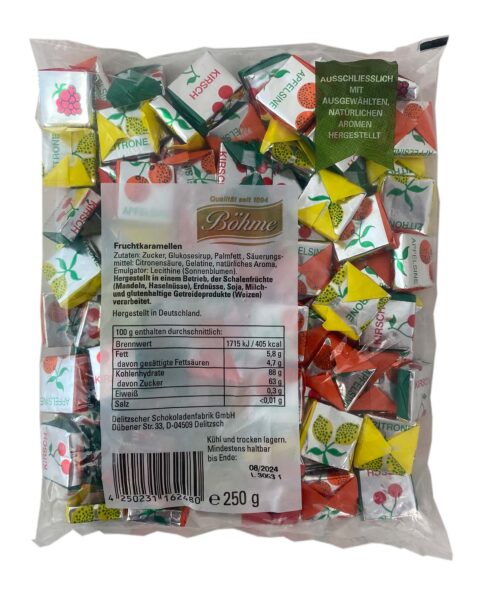 Böhme Fruchtkaramellen Mix 250g