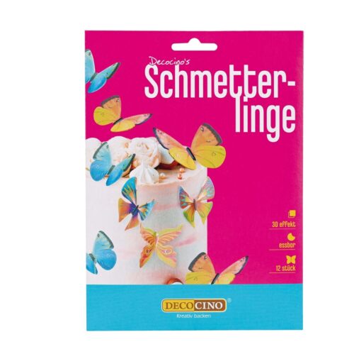 Decocino Essbare Schmetterlinge 12 St 4g