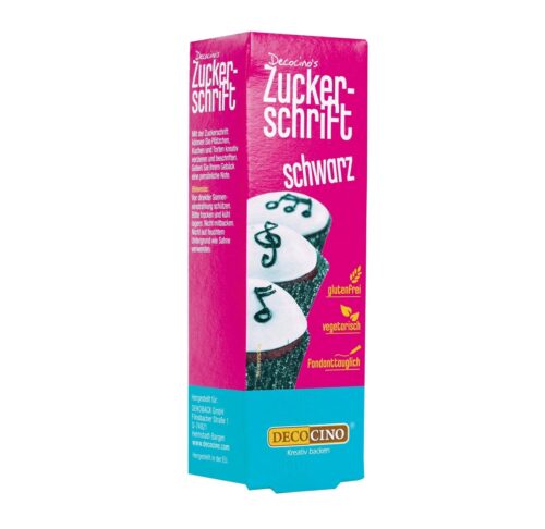 Decocino Zuckerschrift schwarz 18g