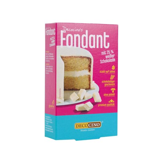 Decocino Fondant mit 25% Weißer Schokolade 250g
