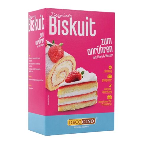 Decocino Biskuit Backmischung 250g