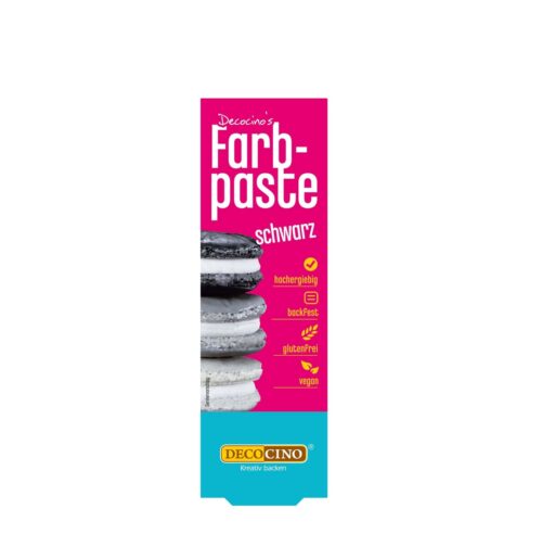 Decocino Farbpaste schwarz 20g