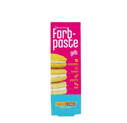 Decocino Farbpaste gelb 20g