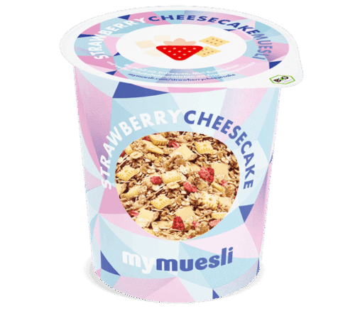 Bio Mymuesli Strawberry Cheesecake 85g