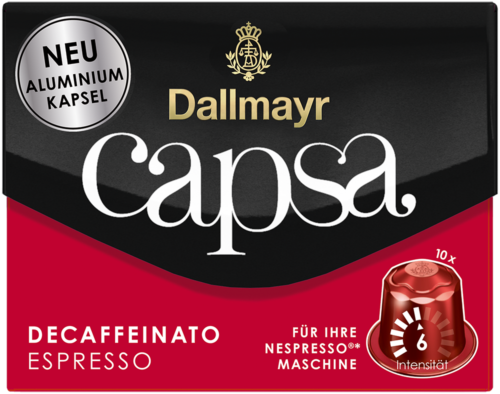 Dallmayr Capsa Espresso Decaffeinato 10St 56g