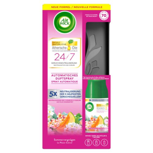 Air Wick Automatisches Duftspray Freshmatic Max Starter Set Sommervergnügen 250ml