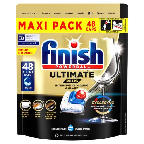 Finish Ultimate Plus 48 Caps 585g