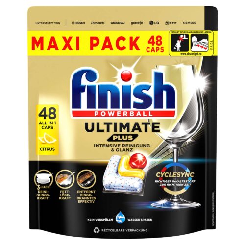 Finish Ultra Plus Citrus 48 Tabs 585g