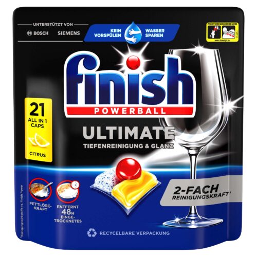 Finish Powerball Ultimate All in 1 Citrus 21ST 270g