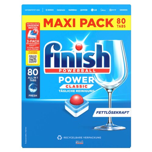 Finish Power Classic Fresh 80 Tabs 1066g