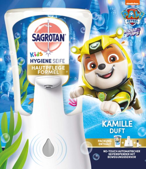Sagrotan No-Touch Kids Hygiene Seife Starter-Set Kamille Duft 250ml