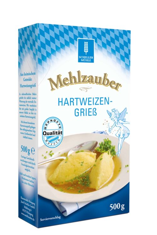 Mehlzauber Hartweizengrieß GQBY 500g