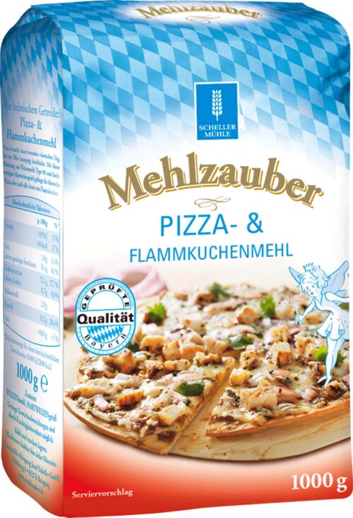 Mehlzauber Pizza- & Flammkuchenmehl 1kg