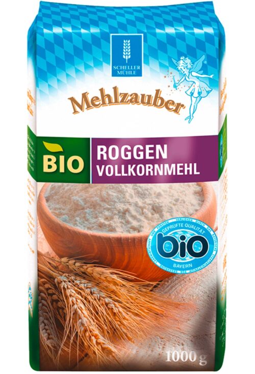 Mehlzauber Bio Roggenvollkornmehl 1kg