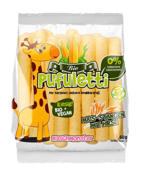 Pufuletti Stangen mit Hirse 60g