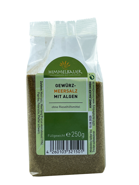 Himmelbauer Gewürz Meersalz mit Algen 250g