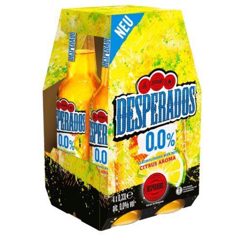 Desperados 0,0% 4x0,33l