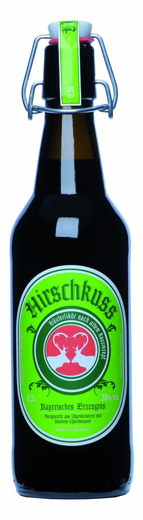 Hirschkuss Kräuterlikör 0,5l