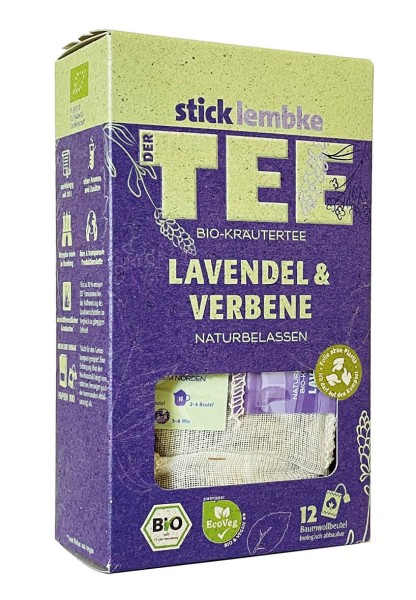 stick & lembke Bio Lavendel & Verbene Tee Filterbeutel 12x2,5g