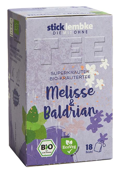 stick & lembke Bio Melisse & Baldrian Filterbeutel 18x2g