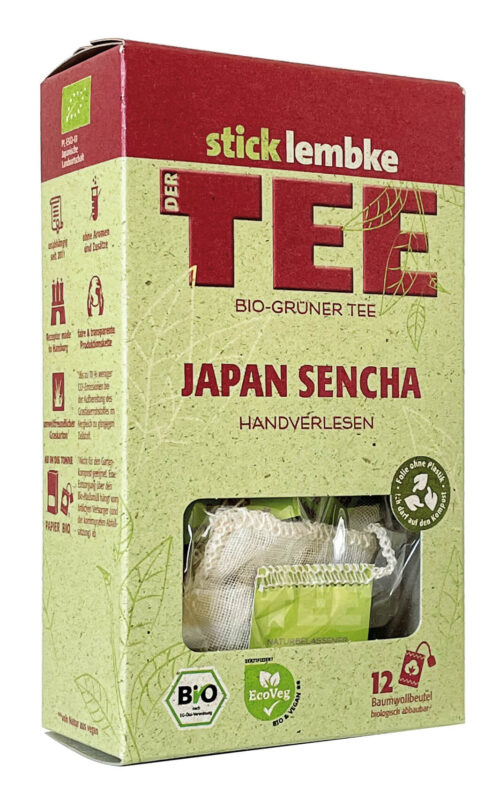 stick & lembke Bio Japan Sencha Tee Filterbeutel 12x1,5g