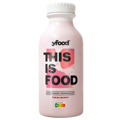 yfood Trinkmahlzeit Fresh Berry 500ml