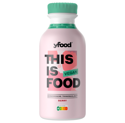 yfood Trinkmahlzeit Vegan Berry 500ml