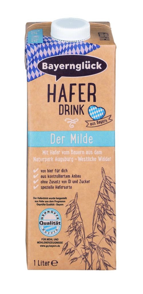 Bayernglück Hafer Drink Der Milde GQBY 1l