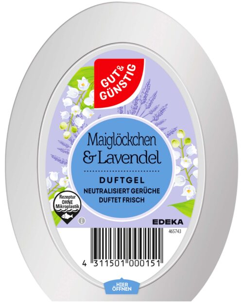 Gut & Günstig Duftgel Maiglöckchen Lavendel 150g