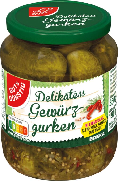 Gut & Günstig Gewürzgurken 350g