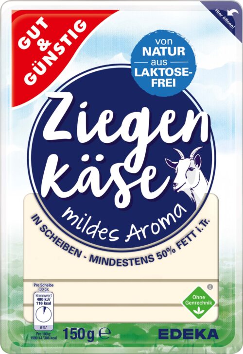 Gut & Günstig Ziegenkäse 50% 150g