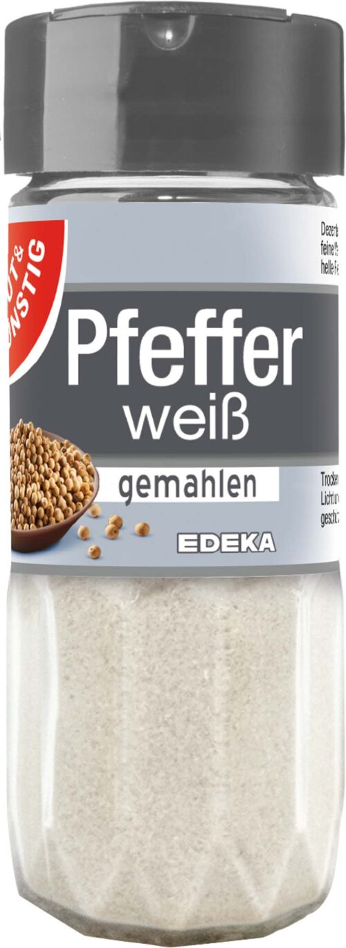 Gut & Günstig Pfeffer weiß 50g