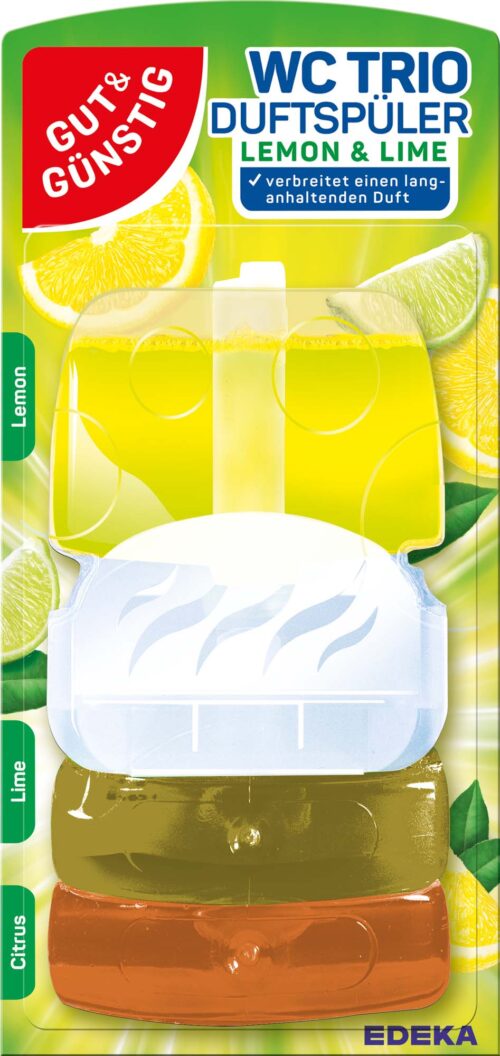 Gut & Günstig WC Duftspüler Lemon Mix 3x55ml